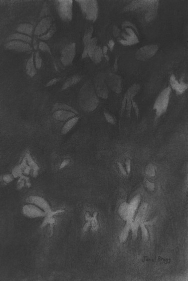 Flower Garden in Charcoal 1.5