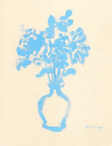 Still Life in Blue and Cream