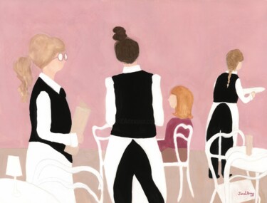 Waitresses in Dusty Pink